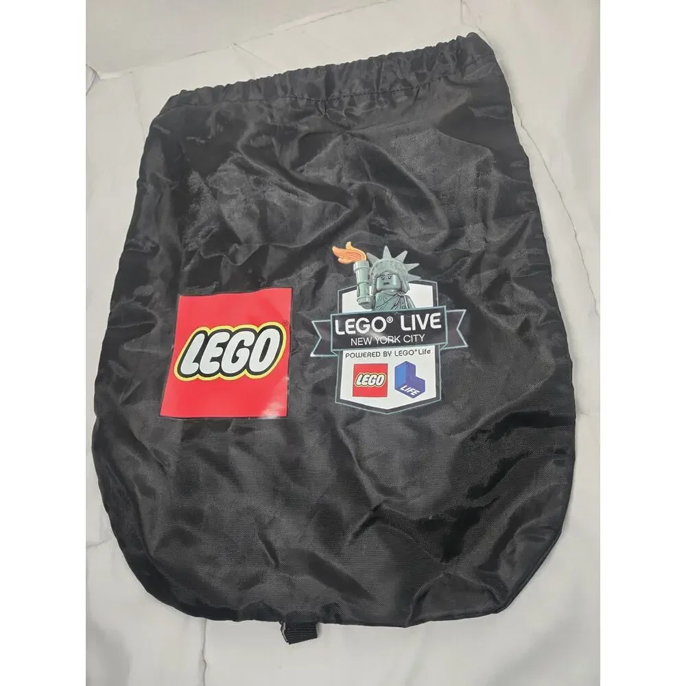 LEGO LIVE NYC DRAWSTRING Back Pack Games Travel